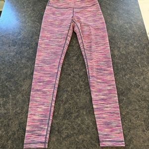 Zella (Nordstrom) pink space dye leggings. Worn maybe once?